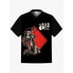 thumbnail image 3 of Camisa de calavera para hombre, camisa con estampado 3D de roca, de secado rápido, camisetas de manga corta, ropa informal de verano para hombre, camisas de moda callejera para niños, 3 of 5