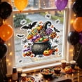thumbnail image 5 of Orangide Halloween Window Clings, Scarecrow Pumpkin Decals Removable for Glass Door Wall Home Party Decorations, 5 of 6
