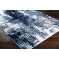 thumbnail image 4 of Mark&Day Area Rugs, 2x3 Dole Modern Abstract Marble Dark Teal Area Rug, Blue Cream Marble Swirl Carpet for Living Room, Bedroom or Kitchen (2' x 3'), 4 of 8