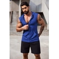 thumbnail image 2 of COOFANDY Workout Hooded Tank Tops Men Bodybuilding Muscle T Shirt Sleeveless Gym Hoodie Zipper Boxing Tanks, 2 of 6