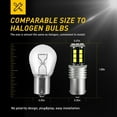 thumbnail image 3 of SHENKENUO for Kubota BX1500 BX1830 BX2230 BX23D Headlight Bulbs US 2X Brite LED Light Bulbs ,15SMD,C45, 3 of 12