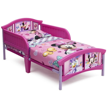 Delta Children Disney Minnie Mouse Plastic Toddler Bed, (Best Toddler Bed For 2 Year Old)