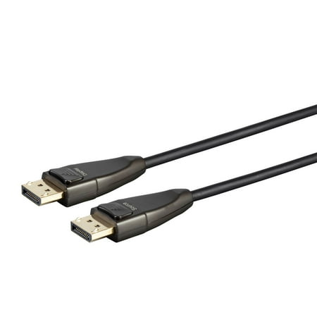 UPC: 0889028051023 | Monoprice DisplayPort Cable – 50 feet | 32.4Gbps  8K@30Hz  5K@60Hz  4K@120Hz  Fiber Optic  AOC – SlimRun AV Series