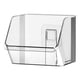 thumbnail image 2 of Estante de almacenamiento de pared | Organizador de poliuretano | Estante de exhibición transparente blanco de 13 x 12 x 10 cm para cocina, baño, sala de estar y dormitorio, 2 of 7