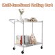 thumbnail image 4 of Heavy-duty commercial-grade utility cart - 2-tire steel service cart con wheels y low handle bar, 4 of 6