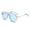 C5 transparent blue film, variant on 2026 New Cross-Border European and American Fashion Sunglasses for Men, Versatile Trendy Large Frame Aviator Glasses, Retro Fluorescent Green Sunglasses for Women