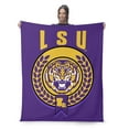 thumbnail image 2 of LSU NCAA Apex Silk Touch Sherpa Throw 50x60 inches, 2 of 5