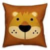 Creative Products Lion Face Friend 16x16 Throw Pillow