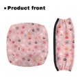thumbnail image 2 of HELLHERO Paw Print Snowflakes Backrest Covers Rollator Walker Seat Covers Waterproof for Street Scenes Washable Cover Only, 2 of 7