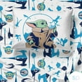 thumbnail image 5 of Yoda Kids 4-Piece Full Sheet Set, Microfiber, White, Star Wars, 5 of 9
