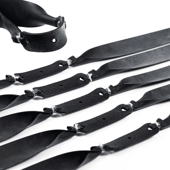 1/2" Nitro Slingshot Bands (5-Pack) Powerful Professional Elastic Rubber SimpleShot Shooting Flat Bands