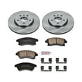 thumbnail image 3 of Power Stop Front Stock Replacement Brake Pad and Rotor Kit KOE5550, 3 of 8