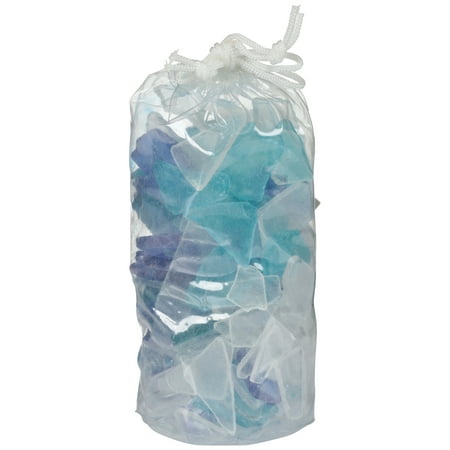Akasha Beach Décor Ocean Sea Glass Bag, 34 Oz.