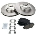 thumbnail image 2 of TRQ Front Brake Pad & Rotor Kit Brake Pads Brake Rotor Ceramic Fits Select 2003-2008 Pontiac Vibe Toyota Corolla Matrix, 2 of 5