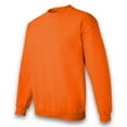 thumbnail image 2 of Gildan High Visibility Crewneck Sweatshirt, Hi Vis Durable Fleece Pullover Sweatshirt for Work, Safety Orange 7.8 Oz, S, 2 of 5