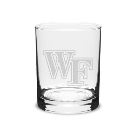 Wake Forest Crystal 14 oz Old Fashioned Glass