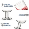 thumbnail image 4 of Bormioli Rocco Hosteria Set Of 6 Stackable Wine Glasses, Goblet, Clear Tempered Glass, Made In Italy, 9.5 Oz, 4 of 7