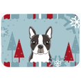 thumbnail image 1 of Winter Holiday Boston Terrier Kitchen & Bath Mat, 20 x 30, 1 of 1