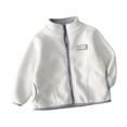 thumbnail image 5 of Mifsaly Boys Girls Fleece Jacket Full Zip Stand Collar Warm Winter Coat with Pockets Kids Everyday Casual Cozy Thermal Outerwear, 5 of 7