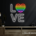 thumbnail image 3 of Glowneon Love Neon Sign, LGBT Pride Led Sign, Happy Pride Day Decor, 3 of 5