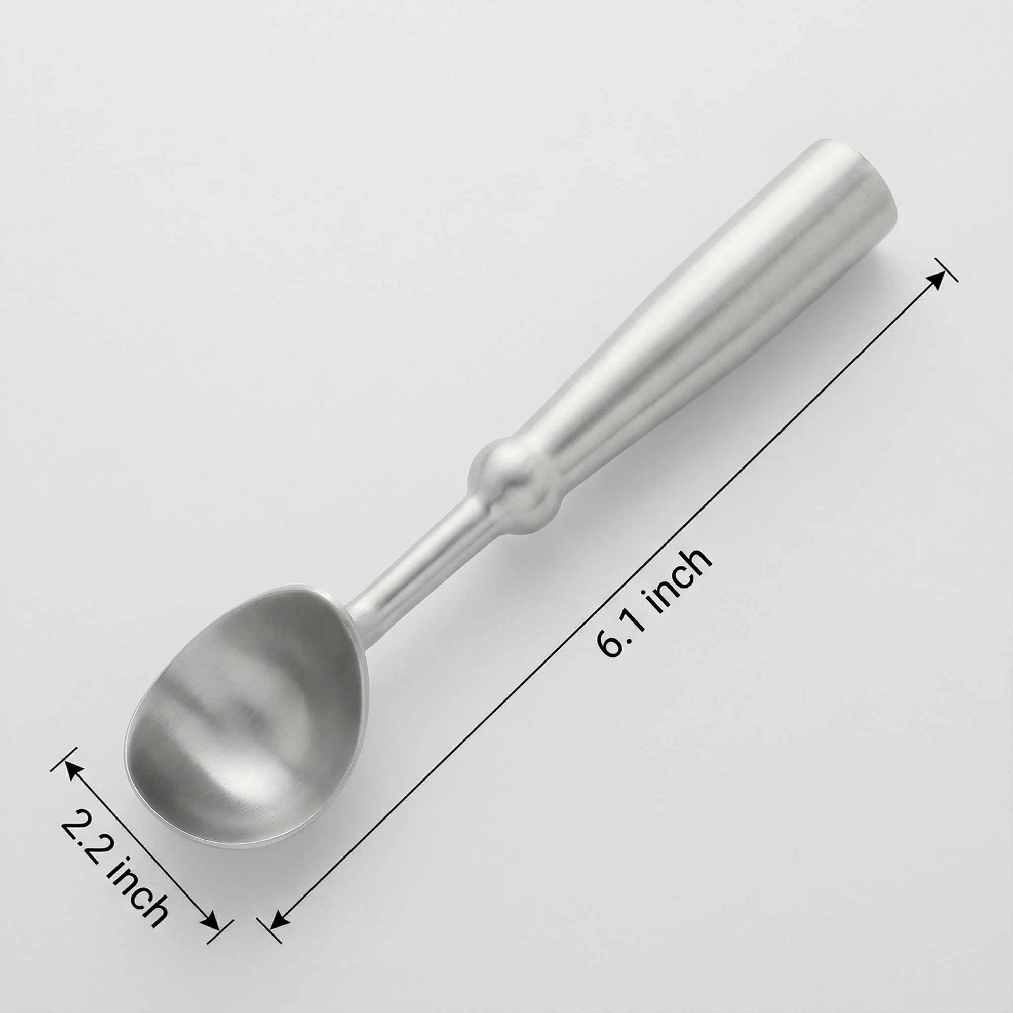Unique Bargains Stainless Steel Ice Cream Scoop for Easy Release Silver