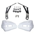 thumbnail image 4 of 2Pcs Large Motorcycle Handguards Wind Protector Touring Hardware Replacement white, 4 of 8