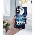thumbnail image 5 of WIRESTER Shockproof Soft Rubber Cover Case for Samsung Galaxy S25 6.2" 2025, Wolf Pack Moon, 5 of 5