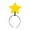 Light Yellow, variant on Star Hairband Photo Booth Prop Eye-Catching Sun Headpiece for Music Festivals Parties and Proms Lightweight Cloth Material for Women and Girls Light Yellow