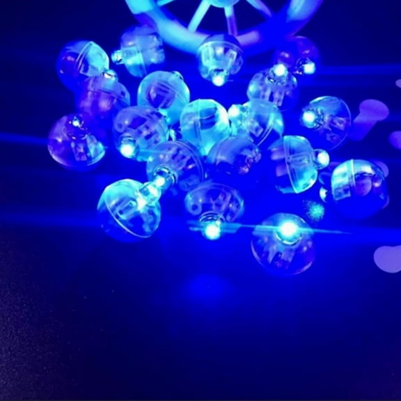 10pcs LED Balloon Lights, Round Mini Tiny Flash Led Light for Balloon Easter Eggs, Birthday Party Wedding Halloween Christmas Decoration