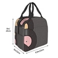 thumbnail image 3 of Disketp Vinyl Records for Insulated Lunch Bag for Women and Men, Perfect for Work, Hiking, Picnic, 3 of 8