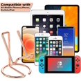 thumbnail image 3 of Cell Phone Stand for Desk, Cute Metal Rose Gold Cell Phone Stand Holder Desk Accessories, Compatible with All Mobile Phones, iPhone, Switch, iPad, 3 of 4