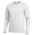 thumbnail image 6 of cfhntfmh Mens Long Sleeve Workout Shirts with Thumb Holes Casual Base Layer Athletic Running Gym Hiking Shirts(White aa1, X-Large), 6 of 6