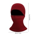thumbnail image 3 of Fleece Winter Balaclava for Men and Women - Windproof Neck Gaiter and Ear Warmer for Skiing, Cycling, and Outdoor Activities, 3 of 6