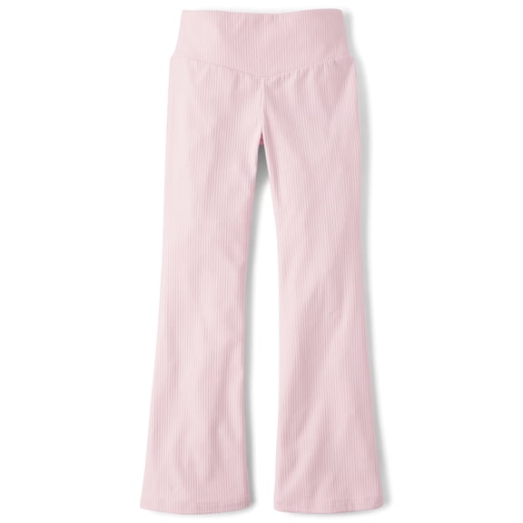 The Children's Place Girls High Rise Ribbed Knit Flare Legging, Sizes XS-XXL