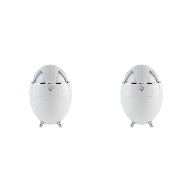 Humidificador sweethay 350ml difusor portátil de doble salida atomizador Blanco 2piezas
