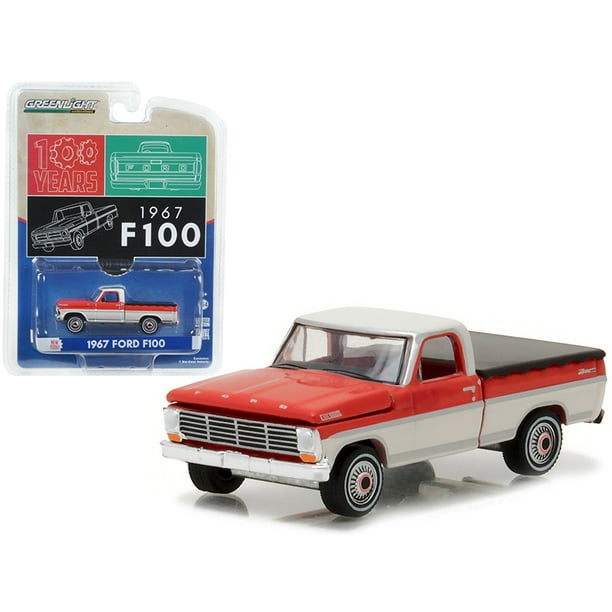1967 Ford F 100 Pickup Truck With Bed Cover Hobby Exclusive 1 64 Diecast Model Car By Greenlight Walmart Com Walmart Com