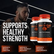 Bio-X-Cell for Men Capsules – BioXCell Vitamin Complex Pills, Energy, 3 Pack, 180 Capsules