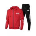 thumbnail image 3 of Chaqueta de ocio con cremallera para hombre, traje deportivo de alta calidad, pantalones deportivos al aire libre, tendencia de moda sencilla, primavera y otoño, nuevo, 3 of 5
