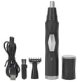 thumbnail image 4 of Recortador de vello nasal eléctrico profesional para hombres, recargable por USB, juego de herramientas para cortar el vello nasal, 4 of 10