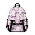 thumbnail image 3 of Unicorn and Butterfly Pink Pattern Cute School Backpack Bag for School with Padded Back and Adjustable Shoulder Straps 15.25"x11.5"x5.25", 3 of 5