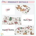 thumbnail image 2 of Boys Pajamas Girls Pajama Cute Santa Claus Moose Gift Cute Comfortable Cotton Two-piece Pajama Set, 2 of 7