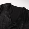 thumbnail image 5 of QHFBli Women Sequin Jacket Glitter Sparkle Open Front Casual Long Sleeve Blazer Coat, 5 of 9
