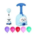 thumbnail image 2 of Lanzador de globos, coche de juguete, manual, bomba de globo, tallo, figura de astronauta con 6 Azul, 2 of 9