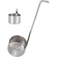 thumbnail image 5 of Stainless Steel Ladle Wine Dipper Beer Pouring Measure Spoons - Hanging Sauce Ladle with Hook (4.23 oz), 5 of 5