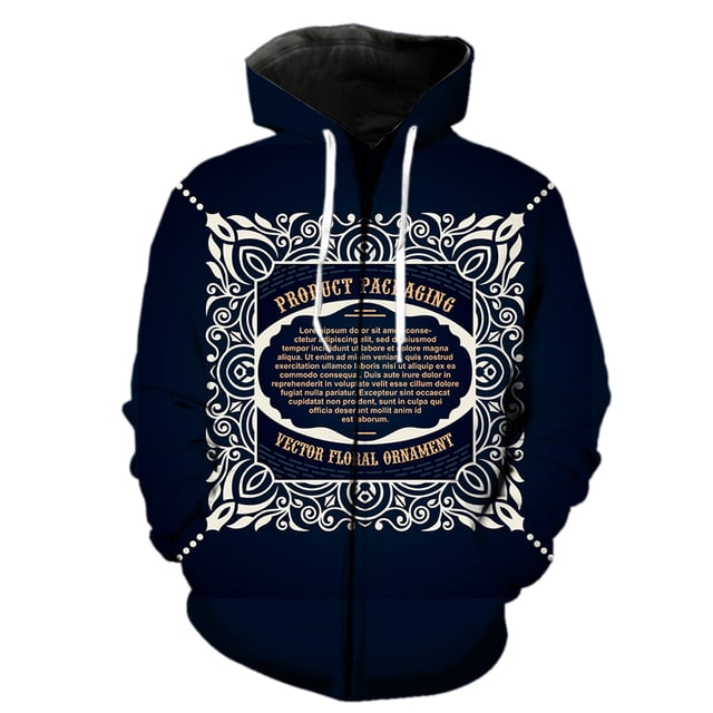 Sudadera con capucha y cremallera para hombre, estilo europeo y americano, gran oferta 2024, informal, de gran tamaño, con capucha, divertida y genial, de manga larga.
