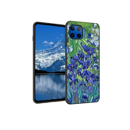 Floral-Botanical-Nature-aesthetic-4 Phone Case, Degined for Moto G 5G Plus Case Men Women, Flexible Silicone Shockproof Case for Moto G 5G Plus