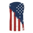 thumbnail image 5 of Xdegoge 4th of July Henley Tank Tops for Women Vintage USA Flag Graphic Print V Neck Sleeveless Button Up Ribbed Shirts Casual Patriotic Summer Vacation Tee Tops, 5 of 5