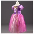 thumbnail image 1 of Vestido de hielo de manga corta de verano para niñas, disfraz de actuación de Halloween, 1 of 5