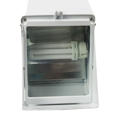 

Nsi Fluorescent Adjustable Compact Wallpack Area Light Fixture White; Lamp Included. 42W 120V/ 60Hz Fl