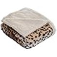 thumbnail image 3 of Bedford Home Couverture Jetée B00GD9PF8O, Polaire/sherpa, Tigre, 3 of 4